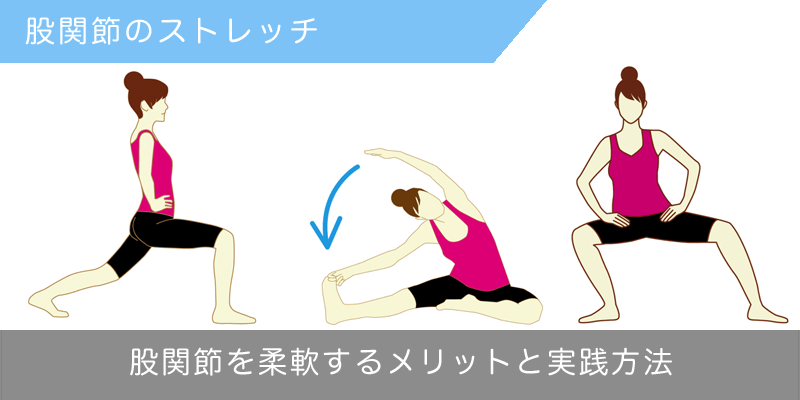 股関節のストレッチ方法